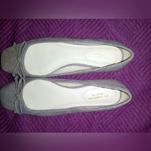 Women's flats, Liz Claiborne, tan suede, 8.5